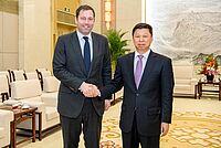 Lars Klingbeil meeting with Minister Song Tao