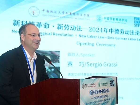 Sergio Grassi at Sino-German Labour Law Symposium