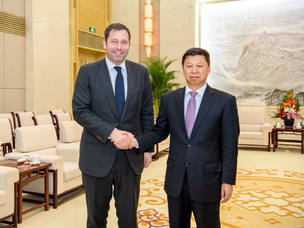 Lars Klingbeil meeting with Minister Song Tao